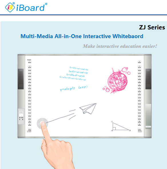 iBoard All In One Infrared Interactive Whiteboard, Rohs Smart TV ...