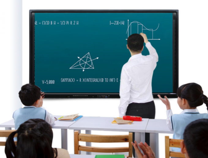 75 Inch Interactive Flat Panel Android System Wall Mount For Meeting Room