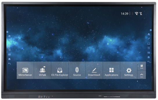 Android 11 75 Inch Interactive Flat Panel Multi Touch LED Screen Monitor 4K