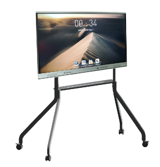1576*726 Interactive Whiteboard Stand 176LBS With Universal Wheel