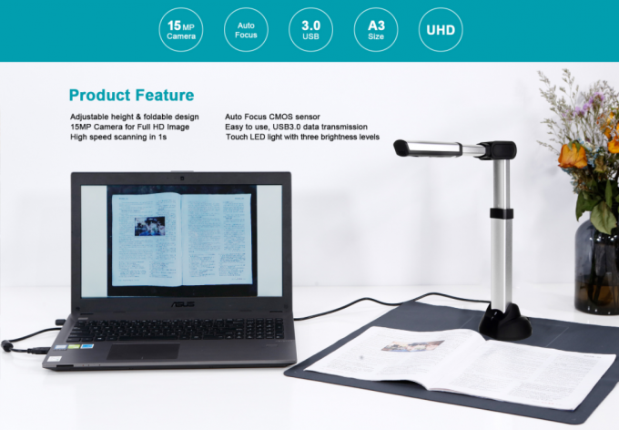 2024 hot selling School Document Scanning Equipment HD Visualizer ...