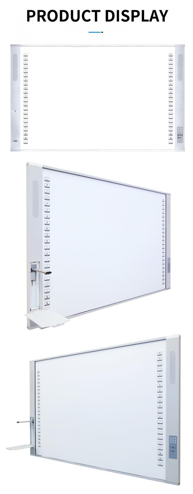 96 Inches Portable Interactive Whiteboard Smart Whiteboard With Laser Projector 10