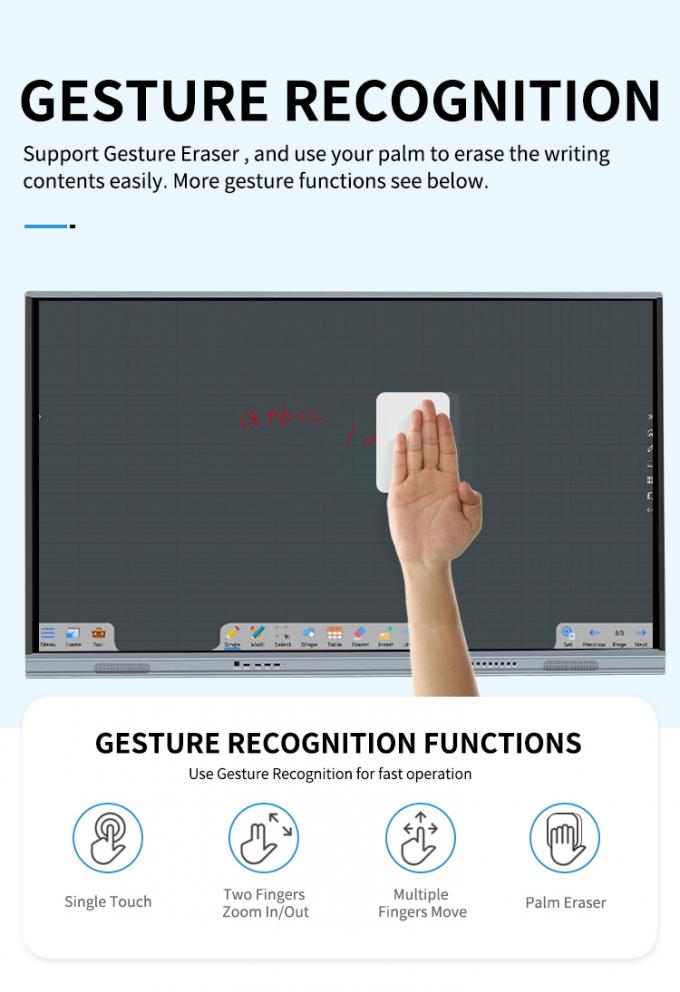 Iboard New Product 98" 4K Smart Display Interactive Flat Panel Display Big Size Touch Screen Monitor for Meeting Room 4
