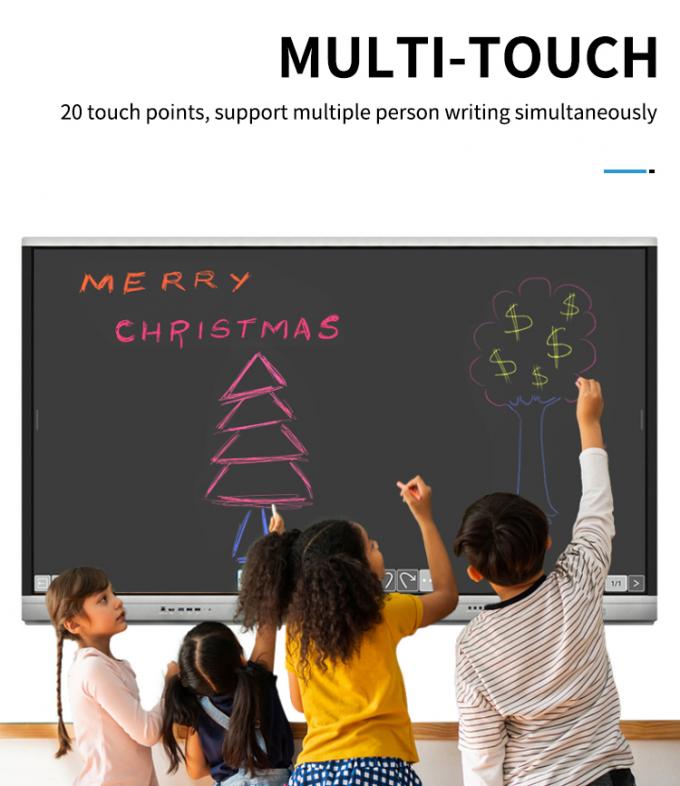 Iboard New Product 98" 4K Smart Display Interactive Flat Panel Display Big Size Touch Screen Monitor for Meeting Room 5