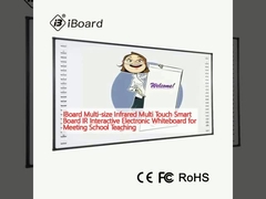  IBoard Multi-size Infrared Multi Touch Smart Board IR Interactive Electronic Whiteboard for Meeting School Teaching