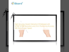 High Accuracy Iboard Interactive Whiteboard with 32768*32768 Resolution and 2mm Positioning Accuracy 240 Dot/s Cursor Speed