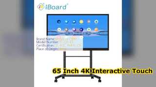 65 Inch 4K Interactive Touch Screen AI Monitor
