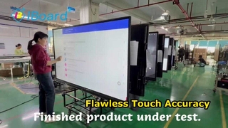 Finished products being tested