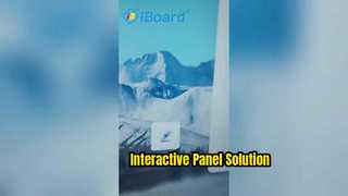 iboard new solution interactive flat panel.