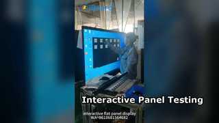 iboard testing interactive flat panel