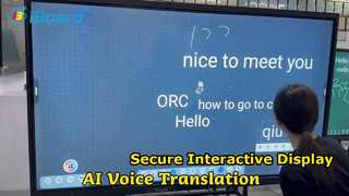 Secure Interactive Touch Screen for Meetings