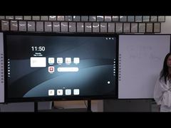 Interconnected sideboard with iBoard interactive touch panel