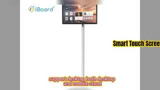 Freestanding Mobile Smart touch screen with Desk Capability