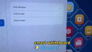 iboard whiteboard multi task windows display