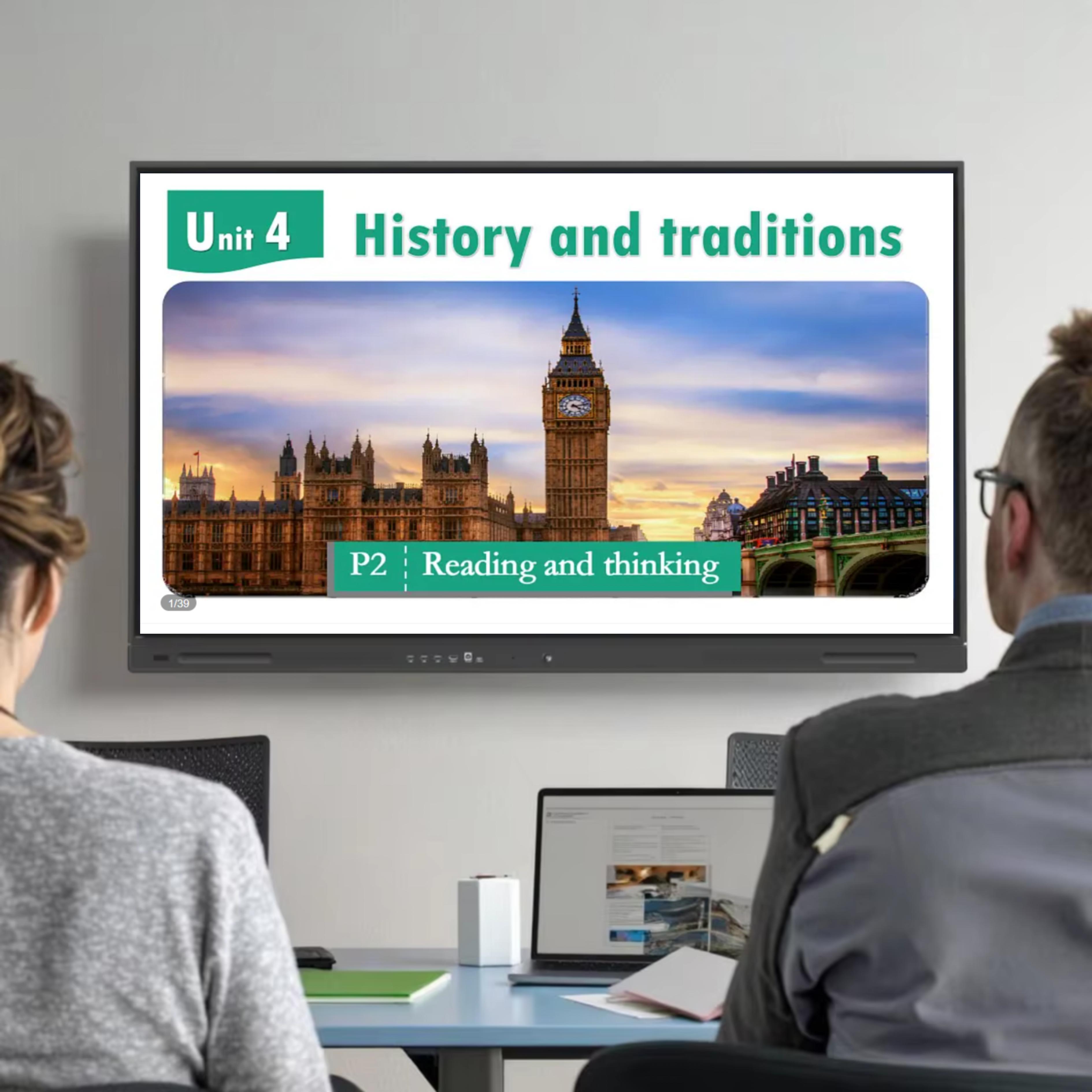 Interactive Flat Panels Replace Traditional Classroom Teaching Tools