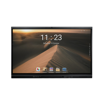 65 Interactive Flat Panel Display Smart Touchscreen Android 11 With OPS Cam Mic