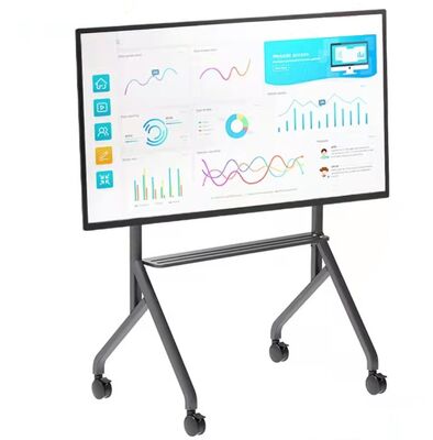 Mobile Chart For Smart TV Touch screens Rolling Stand For Size 55 65 75 86 IFPD