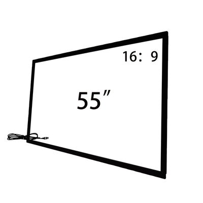 55'' Infrared USB Multi Touch Conversion Overlay Frame IR Touch Screen Frame For Monitor Kiosk
