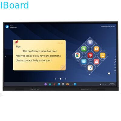 Interactive Touch Screen Display 86 inch 4K Smart Touch whiteboard