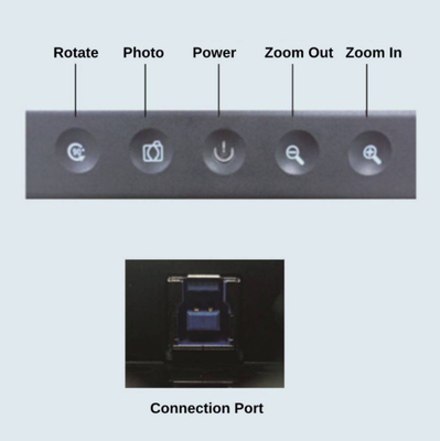 HD Document Visualizer Camera Visual Audio Presenter For Teaching 8 Mega Pixel