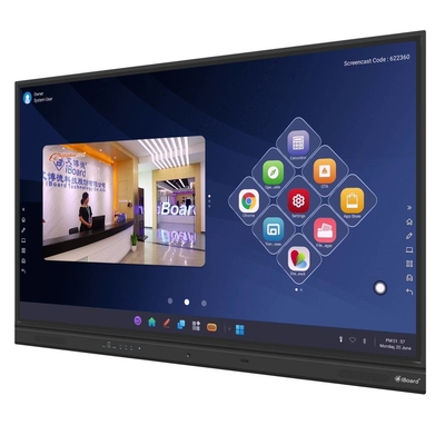 IBoard 75 86 Inch Smart Touch Screen Interactive Board Display Interactive Whiteboard For Classroom Meeting Room