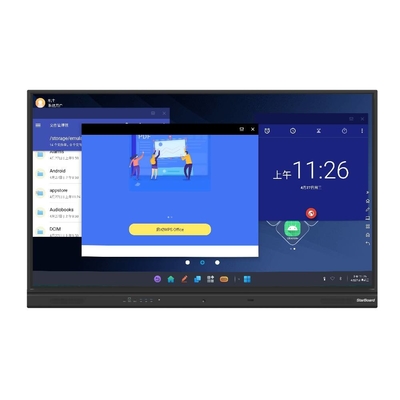 Infrared Interactive Whiteboard Android 11 Multi Task Touch Screen Monitor