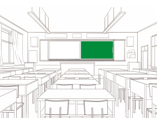University School interactive Smart Black ChalkBoard Whiteboard Greenboard Touch Panel Display 75 86 98 Inch for Educate
