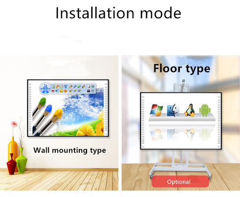 Infrared Interactive Whiteboard Teaching Board Multi-functional Writing Software Finger Touch