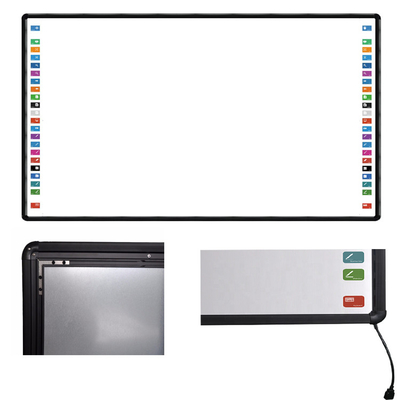 86 Inch Interactive Whiteboard Smart TV Monitors Board With Projector For School
