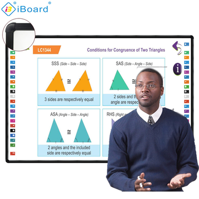 Iboard Classroom 102 Inch Smart Touch Board Interactive Whiteboard With Projector