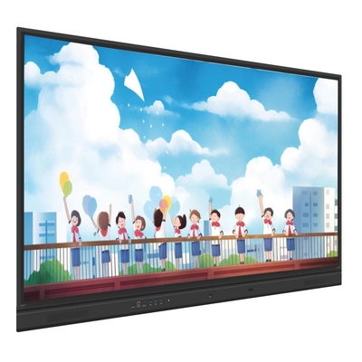 Interactive Touch Screen Monitor 55 65 75 86 98 110 Inch Android WIN Multi Touch Educational Smart Board For Kids Teach