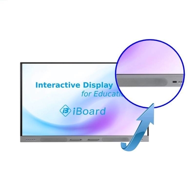 55 65 75 85 86 98 Inches Digital Interactive Whiteboard 4K Ultra HD Mobile Smart Whiteboard For School