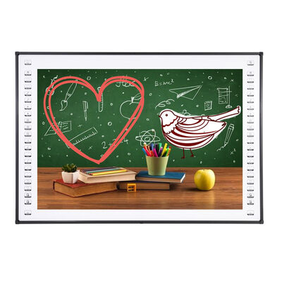 102 Inch IR Interactive Whiteboard with Ceramic/Nano Surface and 10 Touch Points for Classroom
