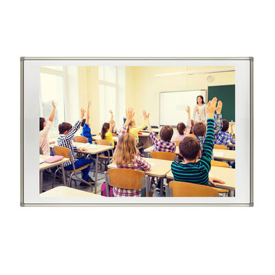 102 Inch Interactive Whiteboard with Ceramic Surface and 20 Touch Points for Classroom