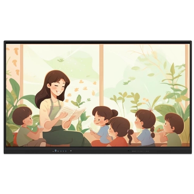 All In One Interactive Whiteboard 65 75 86 Inch Media Player Multi Touch IR Points Smart TV Board For Training Office