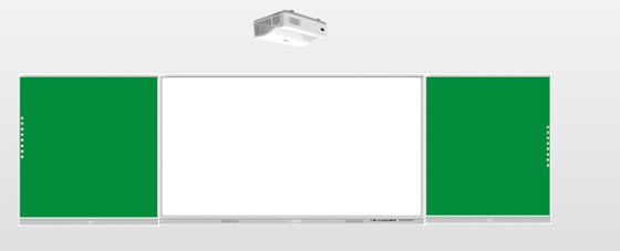 Intelligent Blackboard 75 86 98 Inch White Black Green Board Android Win Dual System Touch Panel Display For University