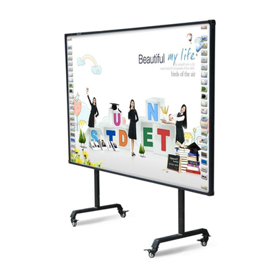 Interactive Projector Board Customized Size 82 To 120 Inch Finger Touch Smart Board PC USB Connected Whiteboard