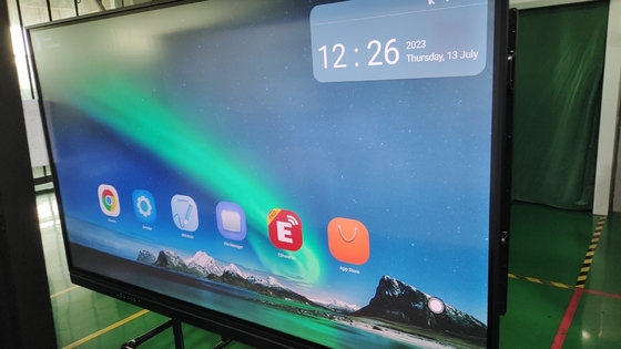 Interactive Touch Screen Whiteboard 65 75 86 98 Inch USB HDMI 20 Points Android 13 8+128G PC OPS Display For Schools