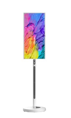 1080p 32 Inch UHD Large Screen Portable Rotating Smart Mobile Tv LCD Indoor Advertising Smart Display