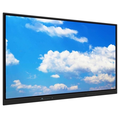 Interactive Touch Screen Monitor 55 65 75 86 98 110 Inch 3840*2160 4K Camera Mic Transcreen Android 13 OPS All In One