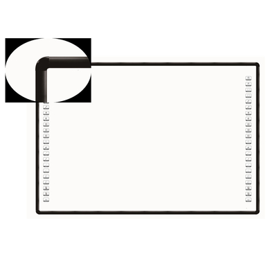 Interactive Projector Board 4K 82 85 102 Inch Side Bar 10 Touch Points USB PC Pen Finger Writing White Board For Schools