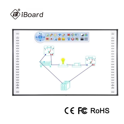 81 Inch Interactive Whiteboard 10 Points Touch points steel nano Surface