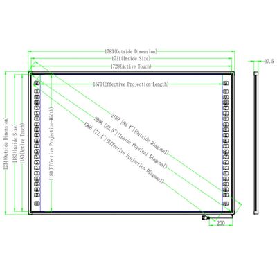 85 Inch Interactive Whiteboard 10 Points