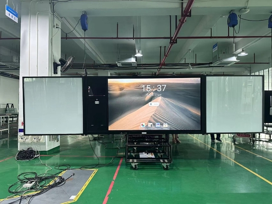75 Inch Recordable Whiteboard Dual System Compatible With Android Windows Linux Ma OS For Training Presentation