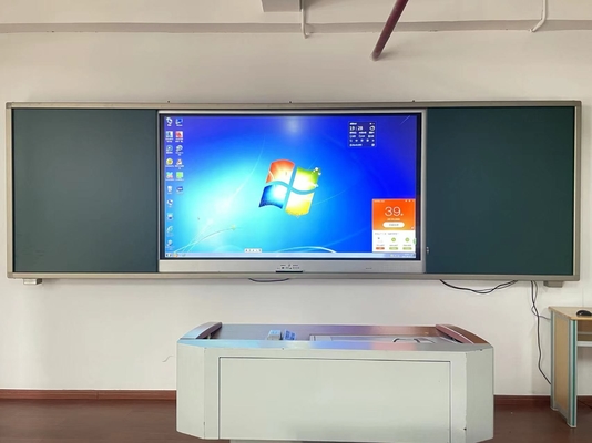 Interactive Hand Recognition Intelligent Greenboard 16:9 Multi Touch 10-32 Points 8 64G RAM ROM Android PC Whiteboard