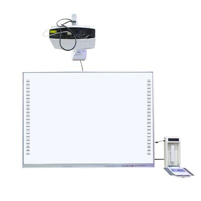 102 Inch Interactive Whiteboard with Ceramic Surface and 20 Touch Points for Classroom