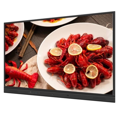 65 Inch Interactive Touch Panel Display With Android 11/13 System 20 Touch Computer Laptop Connecting For Teaching