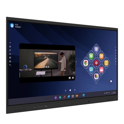 IR Interactive Whiteboard EDLA Google Certified Black Android OPS 40 Points Monitor With NFC Light Sensor For School Kid