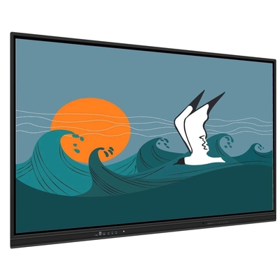 86 Inch Kids Interactive Touch Screen Monitor Android 13 20 Points Screen Share Wifi 6  BT 5 Hand Writing Regonization