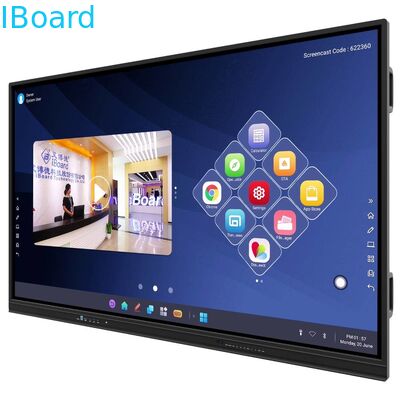 Interactive Touch Screen Display 86 inch 4K Smart Touch whiteboard